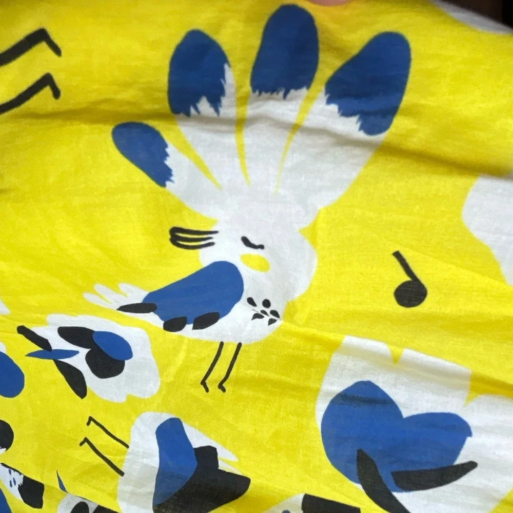 Catimini‎ NWOT Sundress Toddler Girl Lined Yellow Fun Cockatoo Spring 2t Cotton